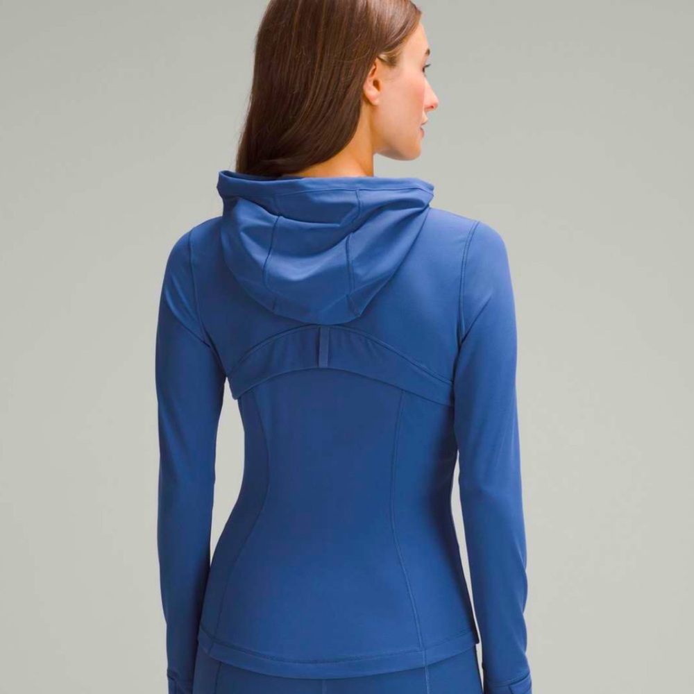 Lululemon Define Jacket Hooded Nulu Pitch Blue Size 4